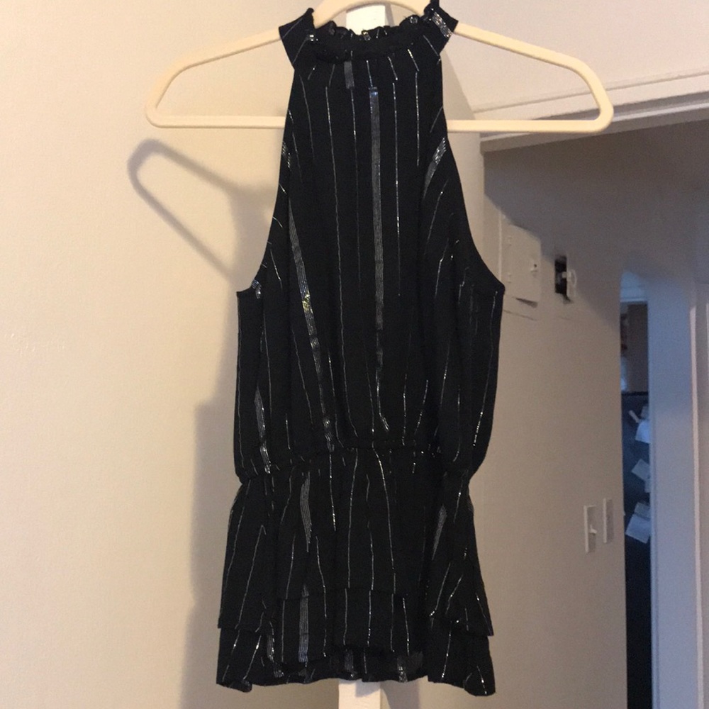 A&F High neck sleeveless blouse - Sz XS